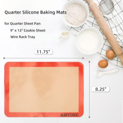 Quarter Silicone Baking Mats