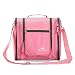Large Hanging Travel Toiletry Bag for Men and Women Waterproof Makeup Organizer Bag wash bag Shaving Kit Cosmetic Bag for Accessories, Shampoo,Bathroom Shower, Personal Items Pink/Grey
