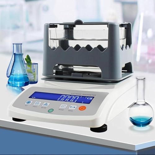 Medidor de densidad digital, pantalla LCD de alta precisión de 0,001 g/cm³ para pruebas de laboratorio industrial de metales y materiales