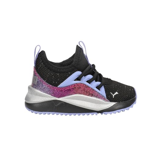 PUMA Toddler Girls Pacer Future Allure Night Out Glitter Slip On Sneakers Shoes Casual - Black