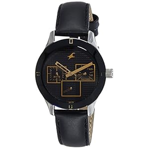 Fastrack Analog Black Dial Women’s Watch-NL6078SL11