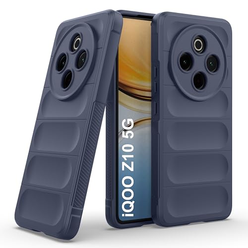 Image of Zapcase Back Case Cover for iQOO Z10 5G | Compatible for iQOO Z10 5G Back Cover | Liquid Silicon Magic Case with Camera Protection | Sapphire
