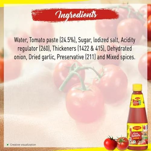 Image of Maggi Rich Tomato Ketchup, 500g Bottle