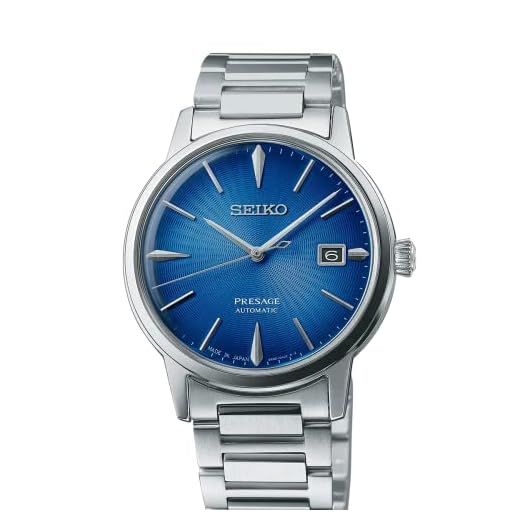 Seiko Presage Analog Automatic Blue Dial stainless steel Watch for Men SRPJ13J