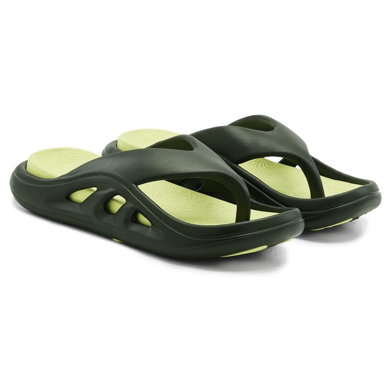 Unisex Pivot Slides Lightweight Cushioned Slip-On | Anti-Slip Sole | ComfortableTravel and Lounge & Casual Slides-image-11
