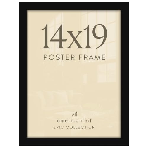 Image of Americanflat 14x19 Poster Frame - Engineered Wood - Black