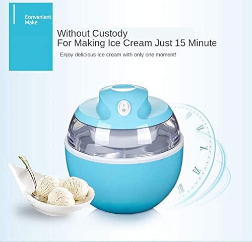 ATAAY Haushalts-Eismaschine, tragbare Eismaschine, Eismaschine, 0,6 l, Frucht-Dessert, Milchshake-Maschine, einfache… – Bild 5