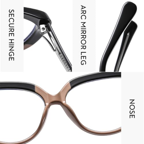 Lunettes œil-de-chat vintage punk monture légère robuste