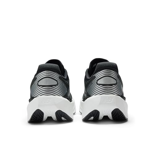 New Balance New Balance Men's FuelCell Rebel V5 Running Shoe, Black/Silver Metallic/White, 9 M