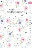  Agenda Telefónica Abecedario: Libreta de direcciones y contactos telefónicos ordenación de la A-Z  312 registros  Agenda de teléfonos vintage  Listín telefónico A5 letra grande