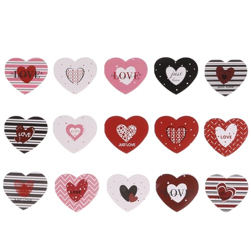 Cartes de vœux de cœur en papier de qualité pour message de Saint-Valentin