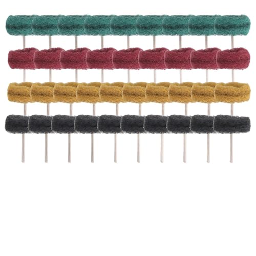 Abrasive Buffing and Polishing Wheel Set Includes Multi Grit Options for Metal and Jewelry Finishing, Ideal for Precision Surface Polishing and Restoration