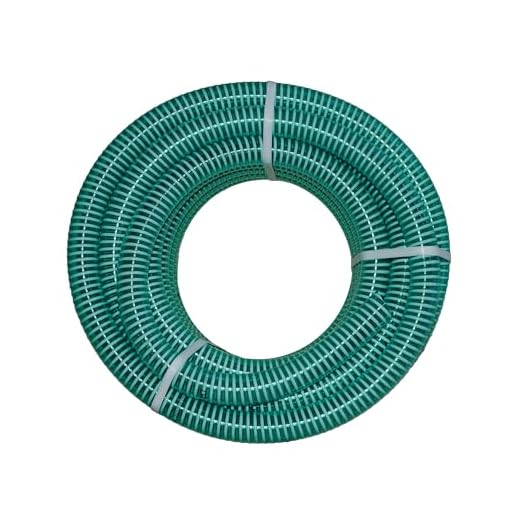 Saugschlauch 1 Zoll (25 mm DN25) 10m - Längen 2–50 m – Ansaugschlauch für Gartenpumpe, Hauswasserwerk & Brunnen – Spiralschlauch verstärkt, flexibel & knickfest – Saugleitung für Wasserpumpen