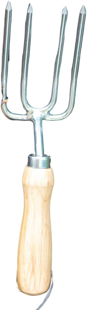 Garden Works Heirloom Collection Handy Round Tine Fork