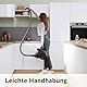 Bosch Staubsauger beutellos Clean´n Serie 2 BGC05A220A, Bodenstaubsauger, Bodendüse für Parkett, Teppich, Fliesen, Hygiene-Filter, langes Kabel, leise, leicht, 700 W, blau