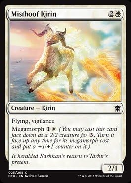 Magic The Gathering - Misthoof Kirin (025/264) - Dragons of Tarkir