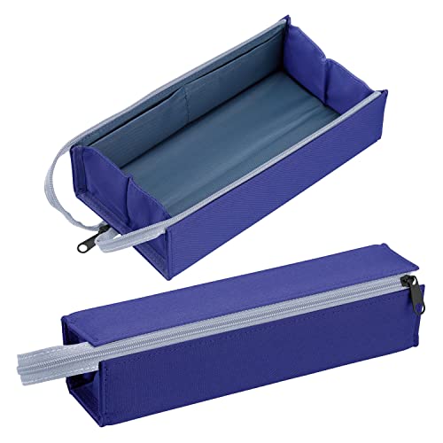 Image of KOKUYO F-VBF122-7 C2 Pen Case, Sheet, Large (Violet Blue)