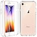 Produktbild iPhone SE 2022 Hülle, iPhone SE 3. Gen.|SE 2020|8|7 Hülle,360 Grad Rundumschutz Stoßfest Case,Silikon Handyhülle Mit Eingebautem Displayschutz Bumper Schutzhülle für iPhone SE 3 2022|SE 2022|8|7,Klar