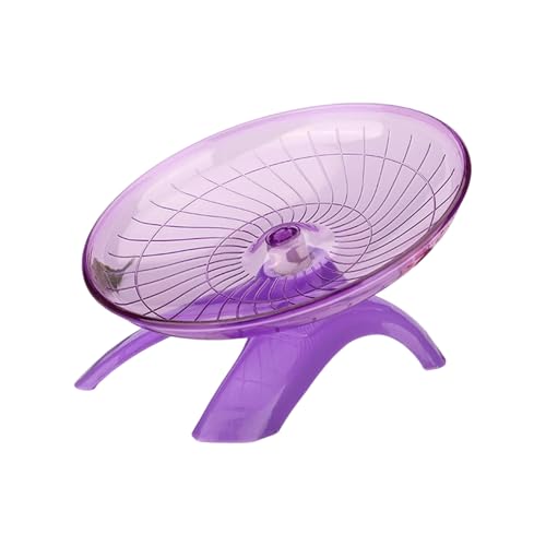 Zktfyshk Rennmaus Laufrad, leiser Spinner, Übungsscheibe, geräuschloses Design, kleines Haustier-Fitnessspielzeug, Rennmaus, Laufscheibe