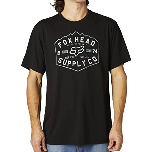 Fox Racing Backbone SS Tech Tee t-shirt technique noir vêtement mixte