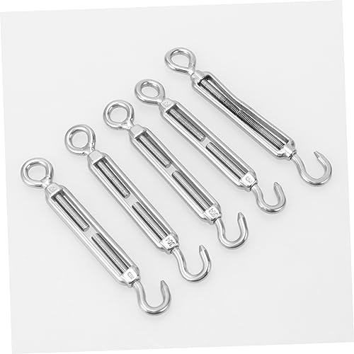 5 piezas de tensor ajustable para cable de acero inoxidable tipo Ojal M5 miniatura 7