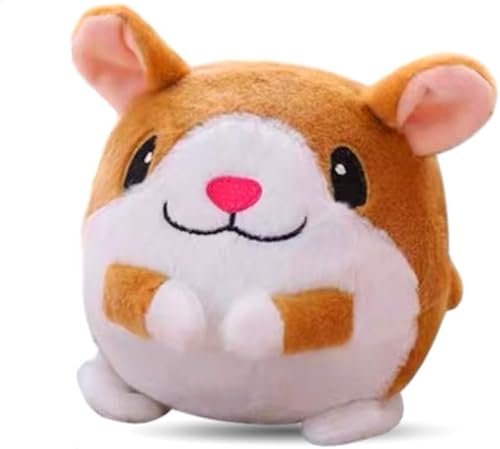 Miniatura 14 de Juguetes interactivos para perros, juguete de peluche para mascotas en movimiento activo 2025, juguete de bola chirriante recargable con sonido