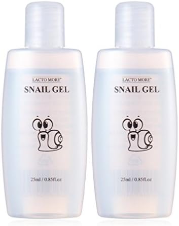 Lactomore Snail Gel, Korean Premium Moisturizer, Natural Snail Gel Water Based, 25ml x 2