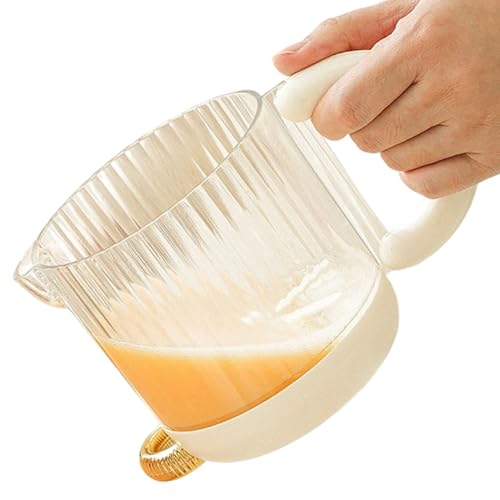 Batidora de huevos, 19 x 11,5 cm, batidora manual semiautomática ergonómica, mezcla huevos, crema, mantequilla, salsas, adobos para postres, recetas y cocina casera