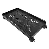 Chariot pour ordinateur : améliore la circulation de l’air et le refroidissement en surélevant votre tour d’ordinateur ; offre une mobilité et une stabilité optimales grâce à ses roulettes pivotantes avec frein ; support pour unité centrale