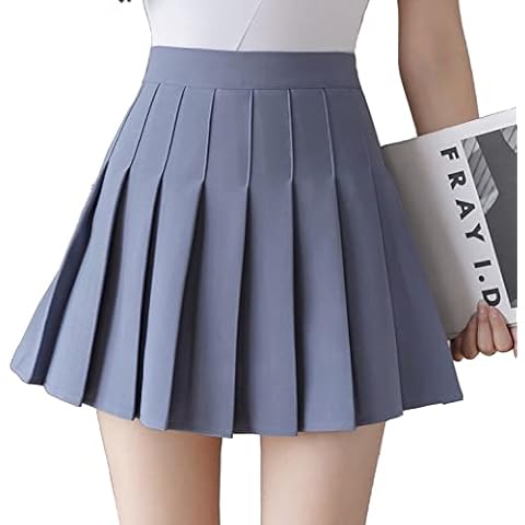 Pleated Skirt Tennis Scooter Skirt - Women's Casual Mini Dress Cover