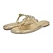 Guess Women's Saima Sandal, Gold Crystal 710, 8