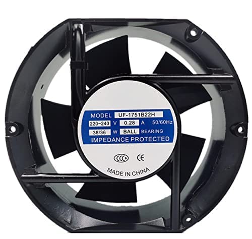 Ventilateur de refroidissement 220V 17251 extracteur d'air industriel 172x150x51 mm