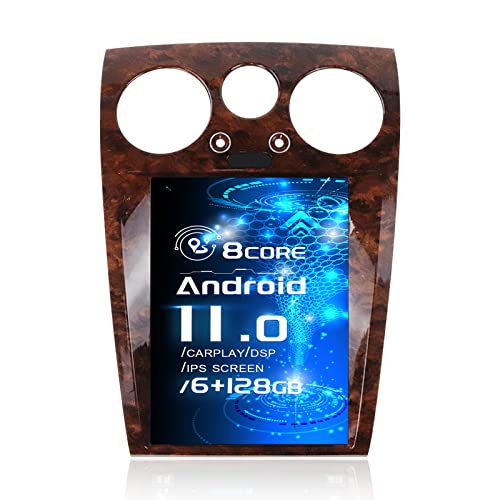 MOOKAKA Unidade de navegação estéreo para carro Android 11 Tesla Style Touchscreen para Bentley Cont