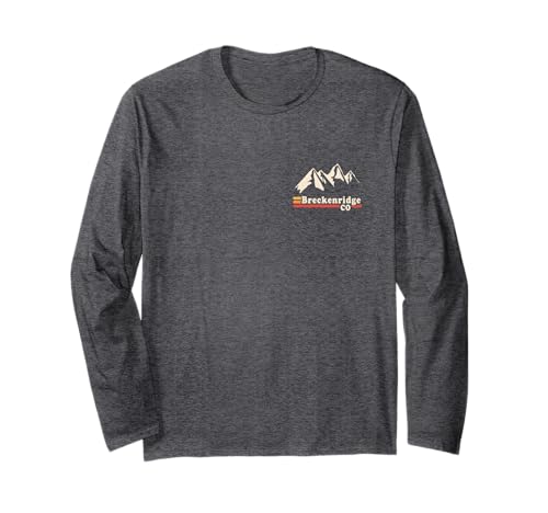 Retro Breckenridge Colorado Rocky Mountains Ski Long Sleeve T-Shirt
