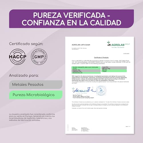 Miniatura 6 de L Carnitina 3000mg -180 Cápsulas De Alta Dosis - Aumento De Energía Y Resistencia - L-Carnitina Tartrato Puro - Natural, Testado En Laboratorio Y Vegano