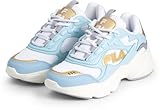 Fila Zapatillas Deportivas para niñas con Logotipo de Collene, White Blue Glow, 39 EU