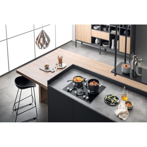 HOTPOINT Table de cuisson gaz 4 feux QS61SBK - vue 7
