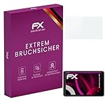 atFoliX Protection Écran Film de verre en plastique compatible avec Garmin Camper 895 Verre film protecteur, 9H Hybrid Glass FX Protection Écran en Verre trempé de plastique