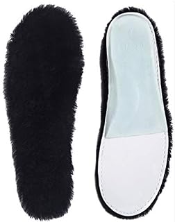 Fityou Women's Genuine Sheepskin Insole Cozy Warm Fluffy Shoe Insoles for Wellies Slippers
