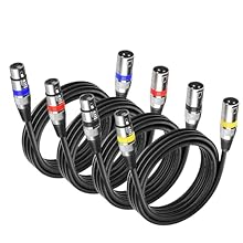 Hi-Fi Sound Quality: The male to female XLR cable is made of oxygen-free copper (OFC) conductor, which can lower electrical resistance and minimize noise rejection. Multiple shielding layers of XLR cables enhance anti-interference ability, which can ...