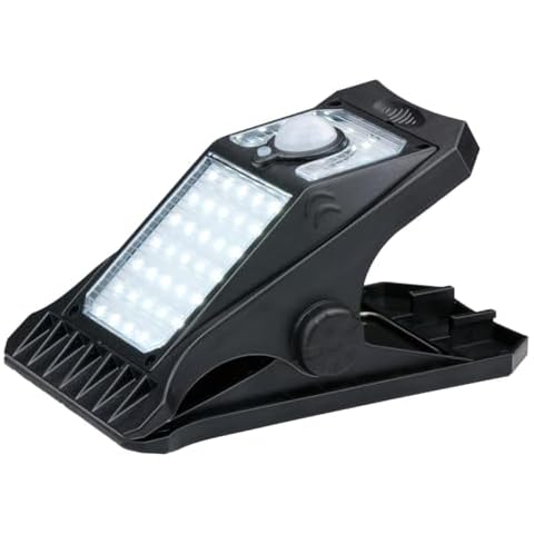 GRUNDIG Solar Clip Outdoor Light - Solar Light with Motion Sensor Cover