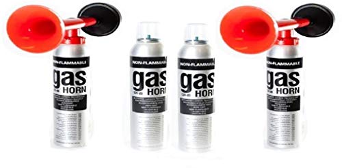 ORIGINAL Simply Fanpaket 5-2 Hupen komplett 2 Nachfüllflaschen die Top Hupe Fanfare Tröte Drucklufthupe EU Gesetz komform sehr UMWELTFREUNDLICH 120 db