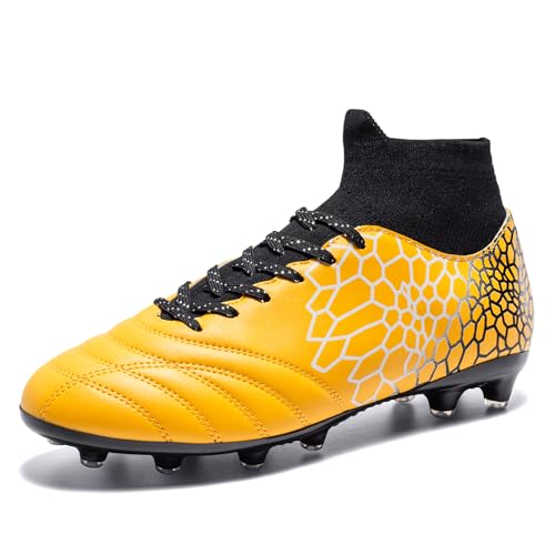 Boys Girls Soccer Cleats Youth Training Football Cleats High-top Soccer Shoes for Little/Big Kid2