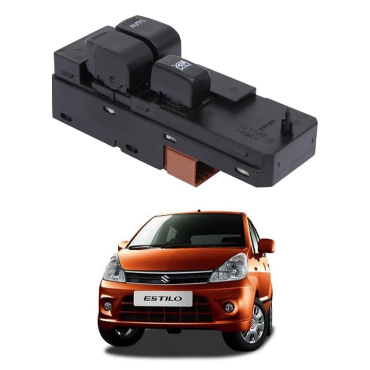 AUTO VORTEX Power Window Switch Front Right (Drive Side) For Maruti WagonR-Zen Estilo (12 Pin - 2 Door, Black, Push Button, ON-NONE-OFF)-image-21