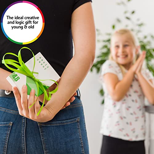 Cubidi® Magic Snake Cube | Fidget Snake Toy For Kids | Travel Toys For Kids Ages 4-8 | Great Gift For Boys And Girls Birthday, Christmas, Stocking Stuffers - 48 Blocks | 0.9 Inch X 0.7 Inch | Orange #TOP5