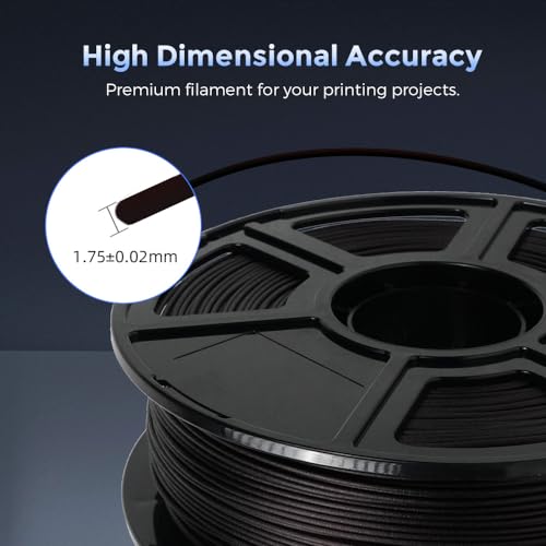 Image of FLASHFORGE Carbon Fiber PETG Filament 1.75mm, PETG with Carbon Fiber, 1KG Spool, Dimensional Accuracy + /- 0.02mm, Lightweight & Heat-Resistant & Moisture Free (PETG-CF Marsala)