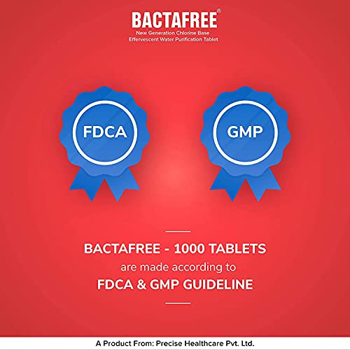 Image of Chlorine Tablets for Water Tank | Purify 1000 Litres per Tablet, 150 Tablets | Water Purification Tablet, Overhead & Underground Water Cleaning | Effervescent Disinfectant Tablets, Pack of 1