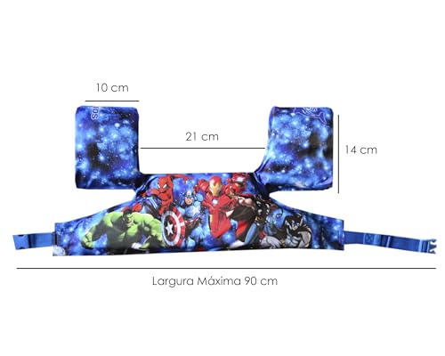 SEA KIDS, BOIA COLETE SALVA-VIDAS INFANTIL SEA KIDS BRAÇO E PEITORAL HERÓIS