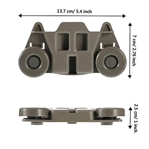 W10195416 Lower Dishwasher Wheel Replacement By Tworiver, Exact Fits For Whirlpool & Kenmore Dish Rack, Replaces Ap5983730, Ps11722152, W10195416Vp (4 Pcs) #TOP3