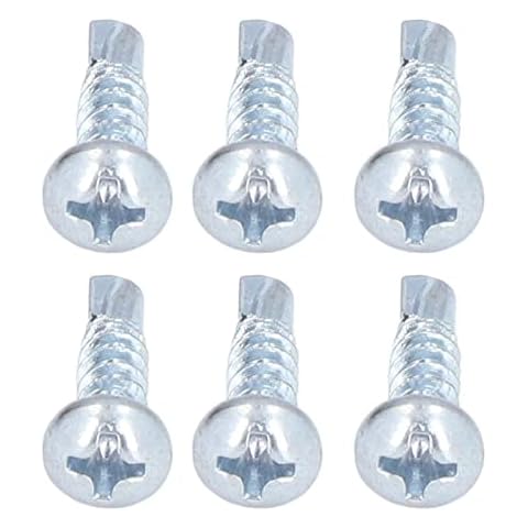 Round Head Screws, 4.2x16mm Corrosion Resistant Drill Bit Set Carbon Steel Galvanized Easy to Tighten Cover